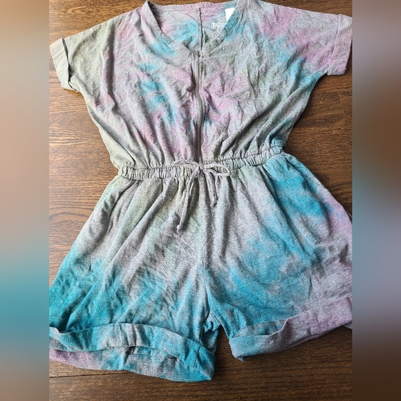 NWT Dreamr × Pink Victoria Secret Tie-Dye Romper Sz.L - Picture 2 of 9
